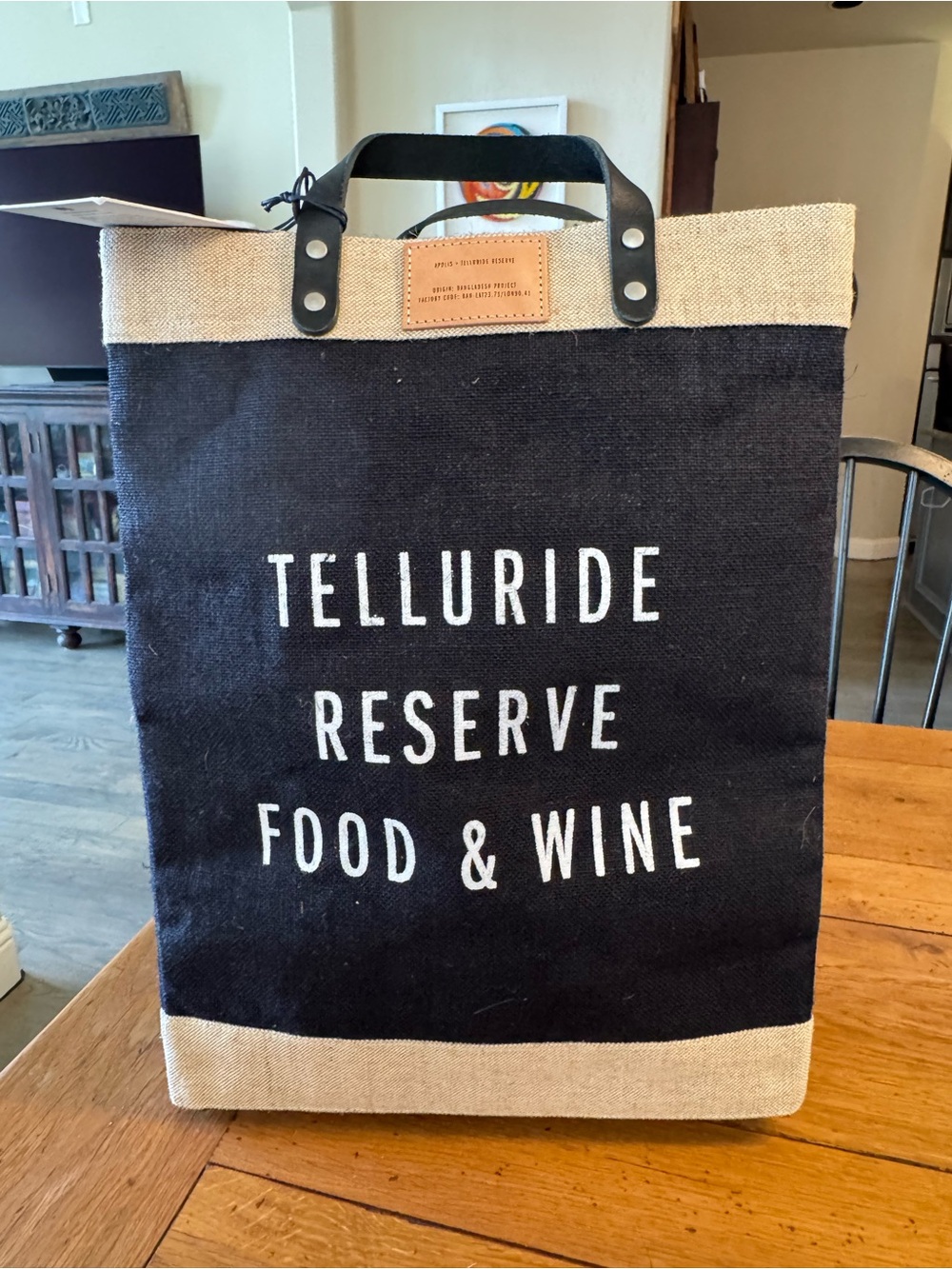 NWT Apolis Global Citizen Market Tote